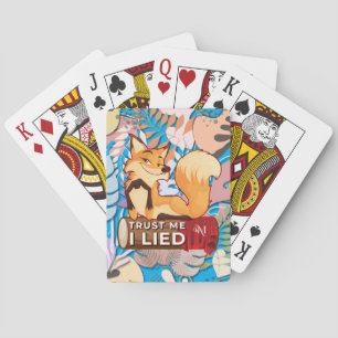 Jeu De Cartes Cartes de Poker : Faites-moi confiance I Lied (ble