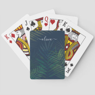 Jeu De Cartes Cartes de Poker Feuilles - Carte Tropicale