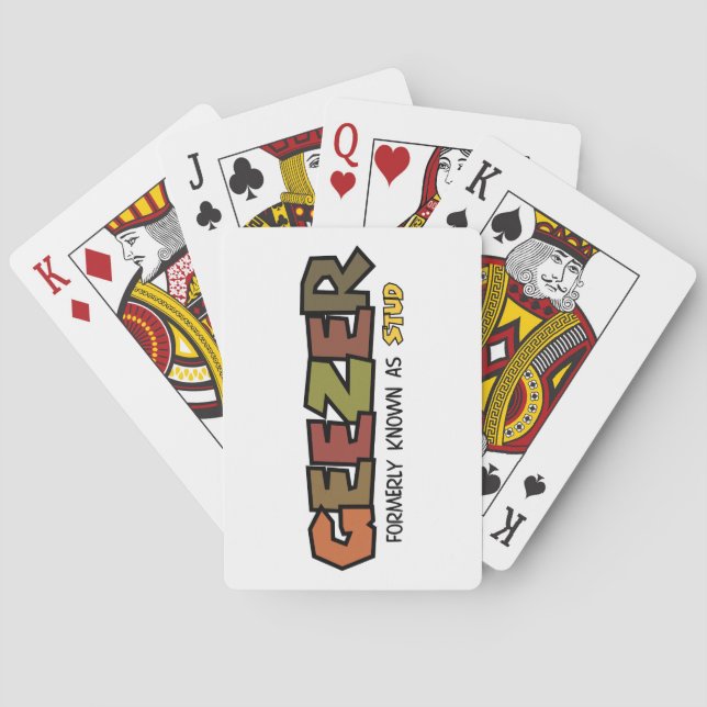 Jeu De Cartes Cartes de poker Geezer (dos)