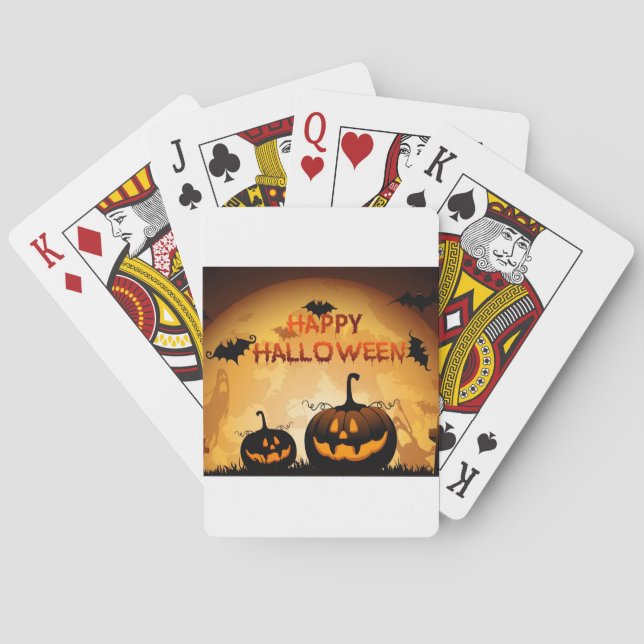 Jeu De Cartes Cartes de poker Halloween (dos)
