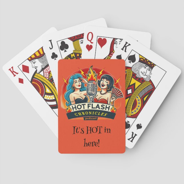Jeu De Cartes Cartes de poker Hot Flash Chronicles (dos)