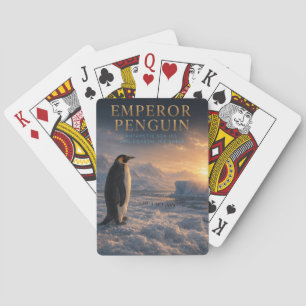 Jeu De Cartes Cartes de poker Manchots Empereurs Glace Antarctiq