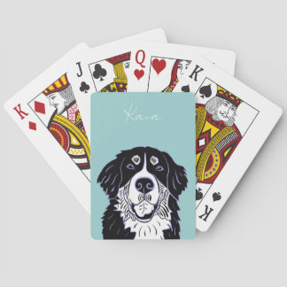 Jeu De Cartes Cartes de poker personnalisables Chien de montagne