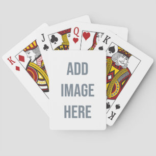 Jeu De Cartes Cartes de poker personnalisées avec photo - Carte