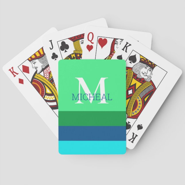 Jeu De Cartes Cartes de poker personnalisées avec photo - Carte  (dos)