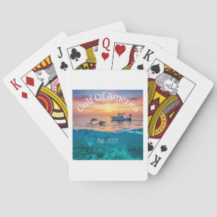 Jeu De Cartes Cartes de poker personnalisées - Cartes du golfe d