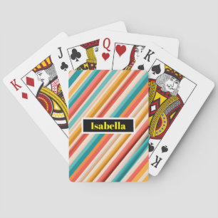 Jeu De Cartes Cartes de Poker Personnalisées Retro Coloré