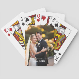 Jeu De Cartes Cartes de poker photo mariage ou Fiançailles