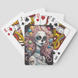 Jeu De Cartes Cartes de Poker pour le crâne sucre