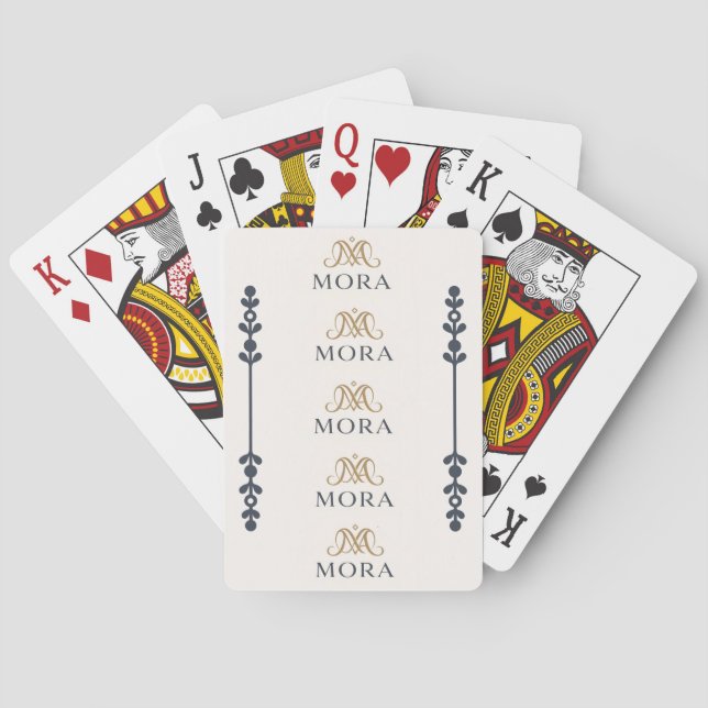 Jeu De Cartes Cartes de poker rituelles MORA (dos)