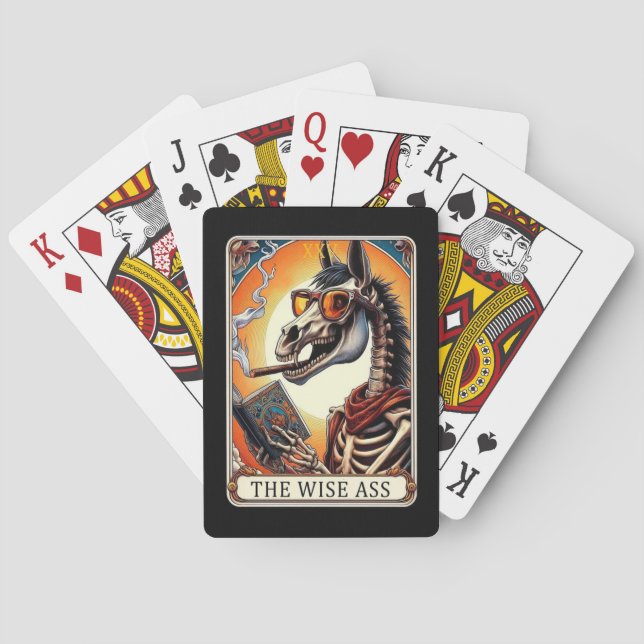 Jeu De Cartes Cartes de poker Tarot Sage @ss Skeleton (dos)