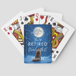 Jeu De Cartes Cartes de retraite amusantes   Personnalisation su