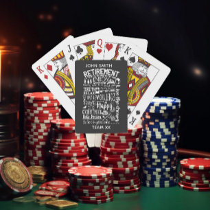 Jeu De Cartes Cartes de retraite amusantes Personnalisation su