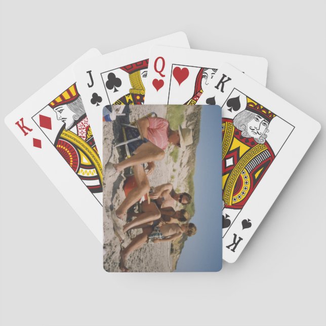 Jeu De Cartes Cartes de RWH Cribbage sur la plage (dos)