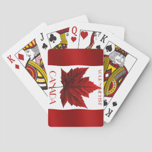 Jeu De Cartes Cartes de souvenir du drapeau du Canada