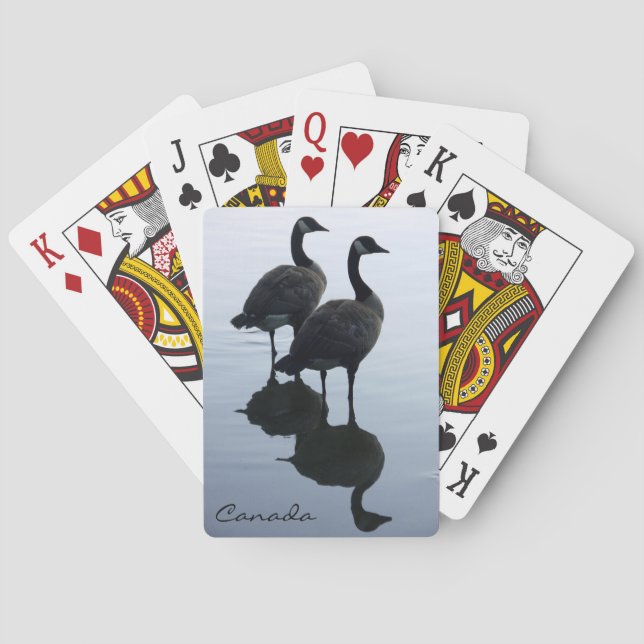Jeu De Cartes Cartes de souvenir personnalisées Canada (dos)