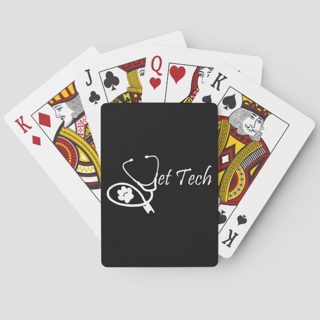 JEU DE CARTES CARTES DE TECH DE VÉTÉRINAIRE (dos)