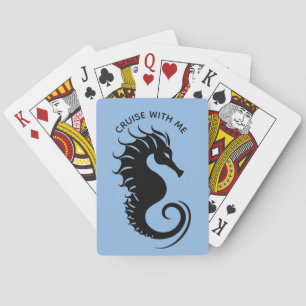 Jeu De Cartes Cartes de vacances de croisière de cheval de mer s