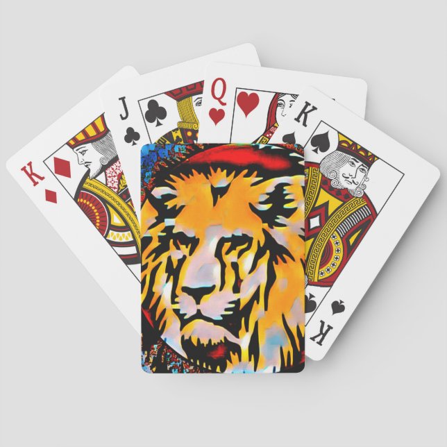 Jeu De Cartes Cartes du lion (dos)