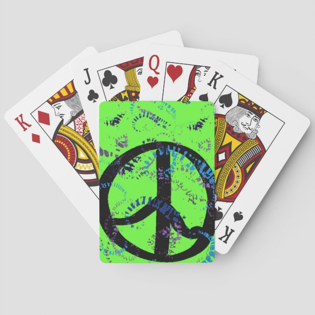 Jeu De Cartes Cartes géantes signe de paix (dos)