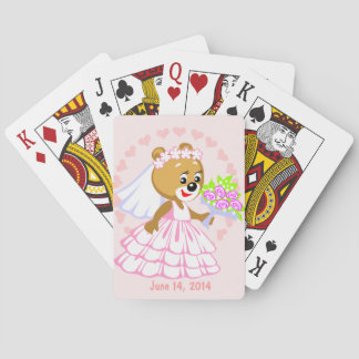 Jeu De Cartes Cartes Graphiques de mariée mignonne