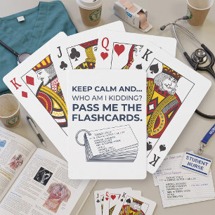 Jeu De Cartes Cartes mémo étudiante en soins infirmiers drôles