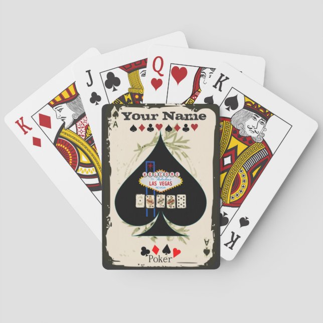 Jeu De Cartes Cartes personnalisables de tisonnier de Las Vegas (dos)