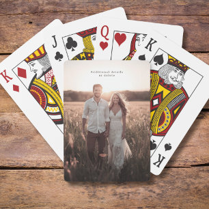 Jeu De Cartes Cartes personnalisées de lecture de photos Idée ca