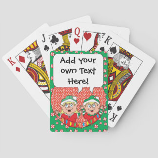 Jeu De Cartes Cartes personnalisées de Noël