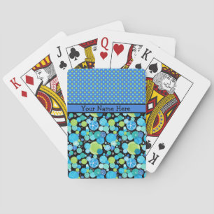 Jeu De Cartes Cartes personnalisées, Lunes Bleues Mix'n'Match