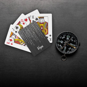 Jeu De Cartes Cartes personnalisées Noir brillant Classique Joua