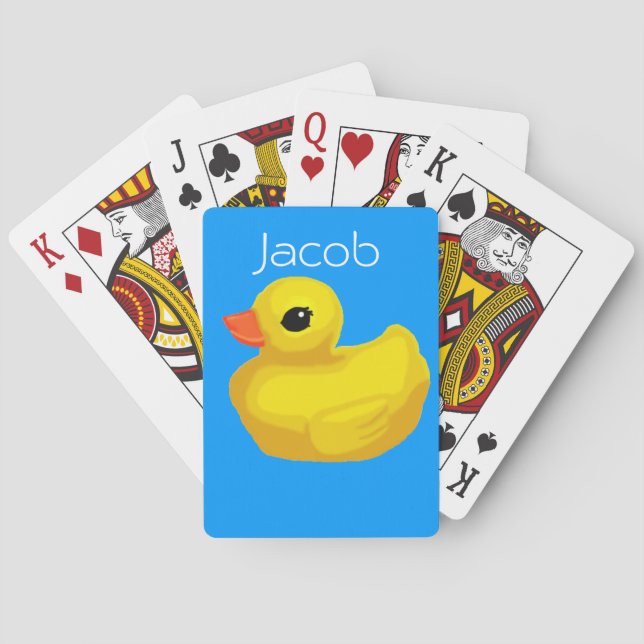 Jeu De Cartes Cartes personnalisées "Rubber Ducky" (dos)