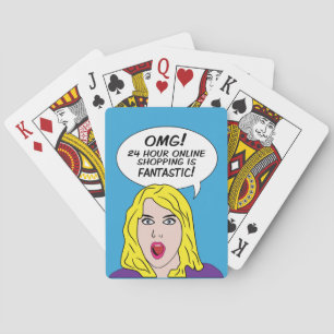 JEU DE CARTES CARTES RETRO COMICS