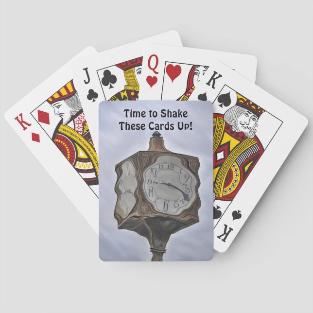 Jeu De Cartes Cartes Shaky Horloge Art Jouer Cartes (dos)