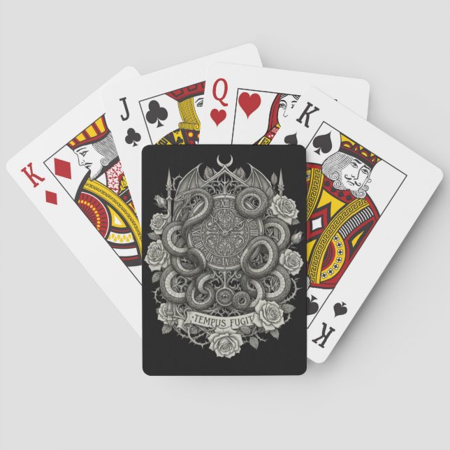 Jeu De Cartes Cartes Tempus fugit (dos)
