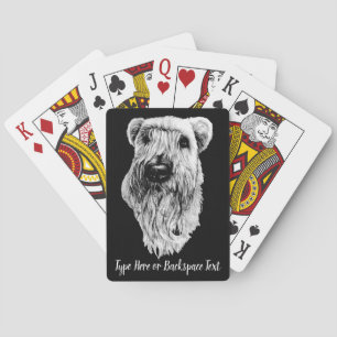 Jeu De Cartes Cartes Terrier Roue Personnalisé Chien Art Jouer C