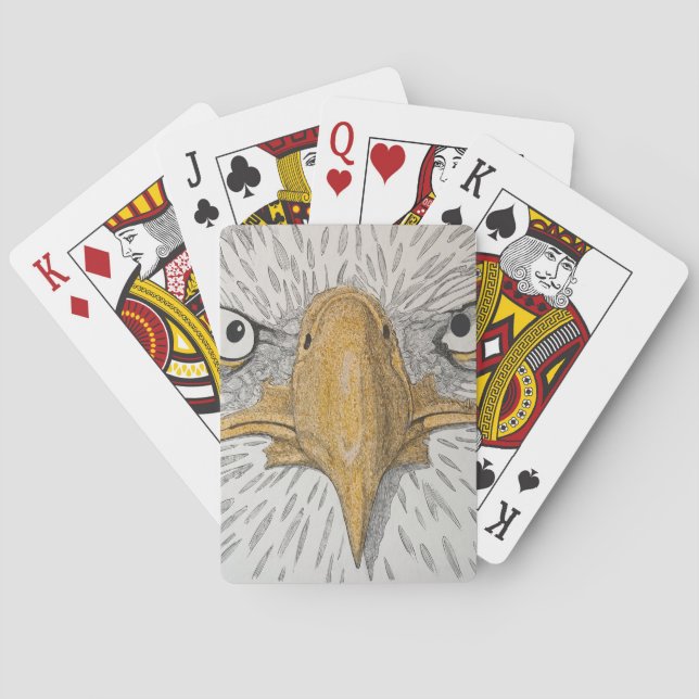 Jeu De Cartes Cartes visage de l'aigle Americana (dos)