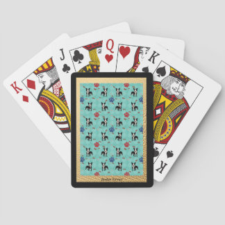Jeu De Cartes Cartoon Boston Terrier