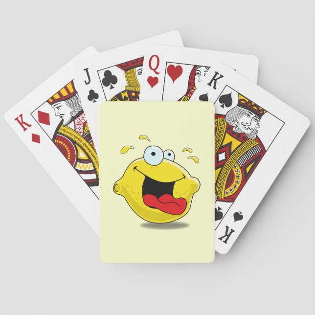 Jeu De Cartes Cartoon Happy Lemon (dos)