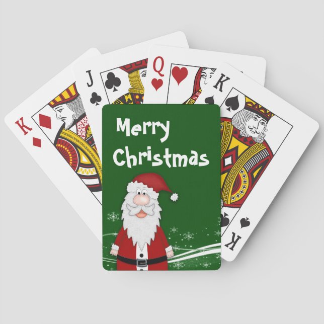 Jeu De Cartes Cartoon Père Noël Noël (dos)