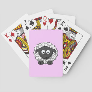 Jeu De Cartes Cartoon Sheep Jouer aux cartes
