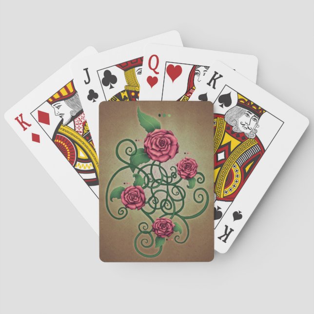 Jeu De Cartes Cartouche rose (dos)