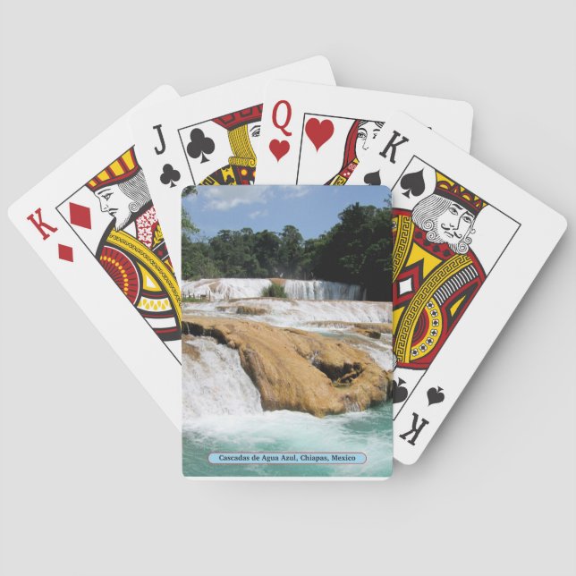 Jeu De Cartes Cascadas de Agua Azul, Chiapas, Mexique (dos)