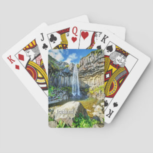 Jeu De Cartes Cascade de Svartifoss, Islande