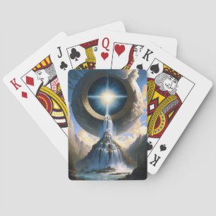 Jeu De Cartes Cascade magique Imaginaire surréaliste Art