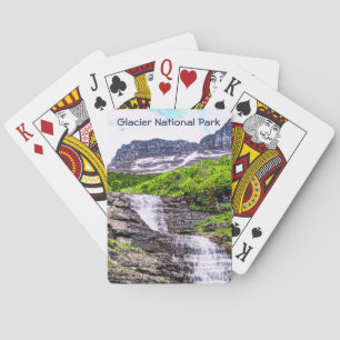 Jeu De Cartes Cascades de fonte glaciale se précipitent au large