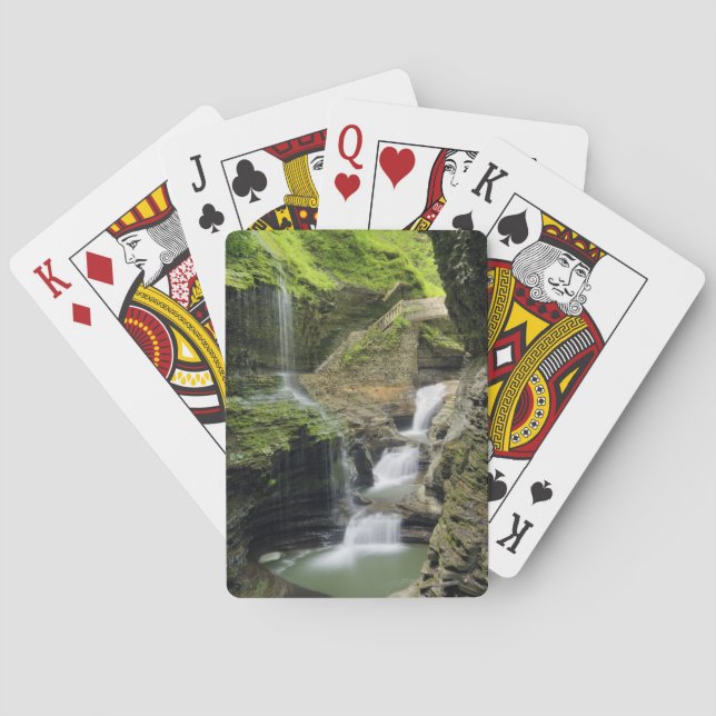 Jeu De Cartes Cascades de Watkins Glen (dos)