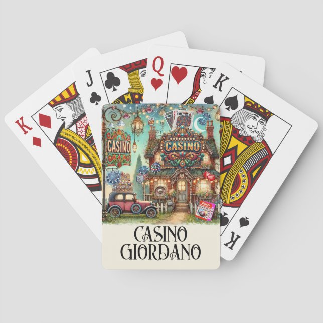 JEU DE CARTES CASINO (dos)