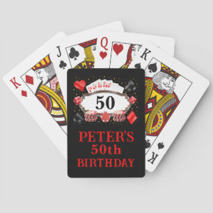 Jeu De Cartes Casino Anniversaire Fête Faveurs Jouer Cartes
