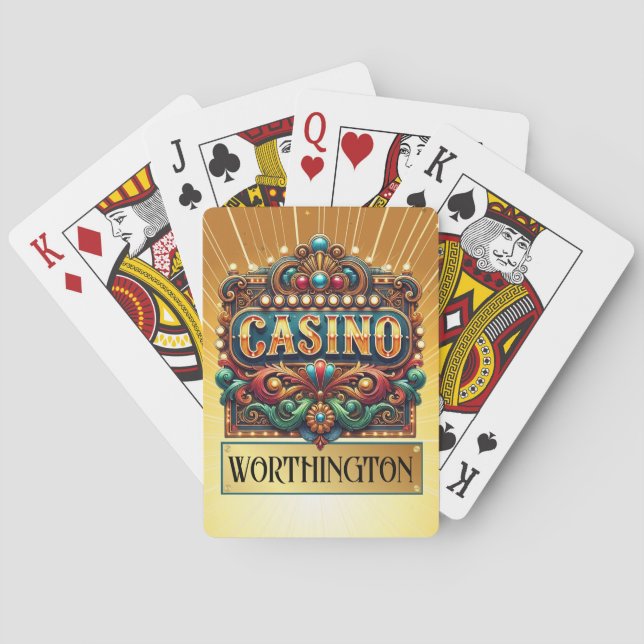 JEU DE CARTES CASINO. CARTES. BINGO (dos)